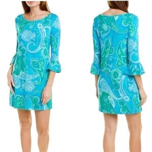 Tori Richard Lana Paisley Shift Dress